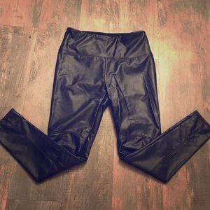 Vegan leather pants